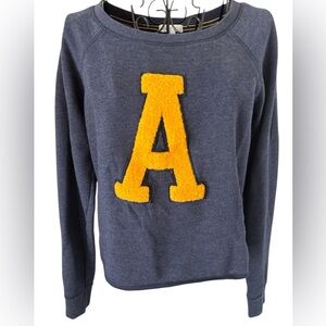 Aeropostale Sweatshirt, Size XS, Blue/Gold, NWOT